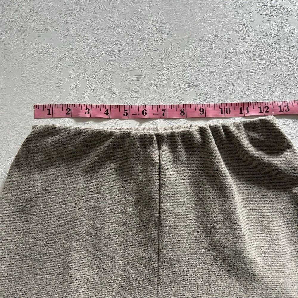 Windsor Taupe Knit Twist Front Crop Top & High Waist Pants Set – Size L - Picture 13 of 15